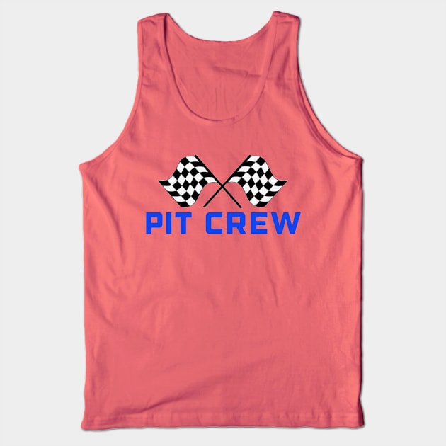 Pit crew blue Tank Top by Sloop